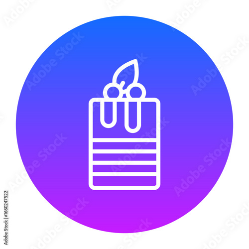 Tiramisu Vector Icons