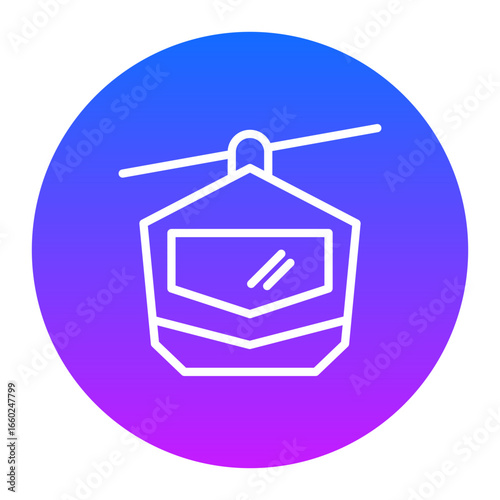 Cable Car Vector Icons