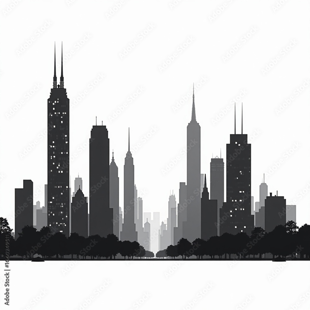 Fototapeta premium new york skyline