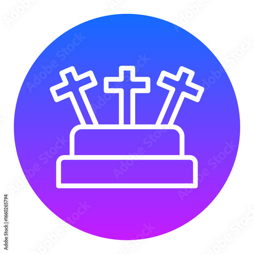 Golgotha Vector Icons