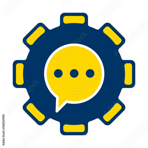Technical Communication and Teamwork Icon