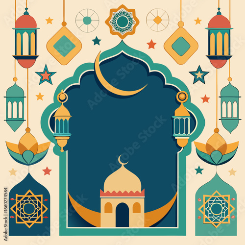 taj mahal vector illustration
