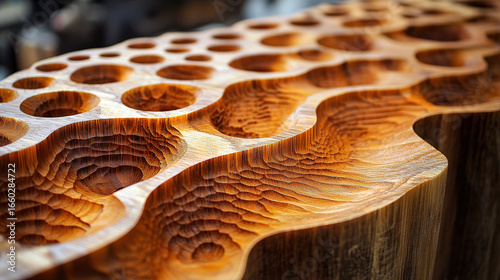 Crafting unique wooden artisanship workshop macro photography indoor artistic design