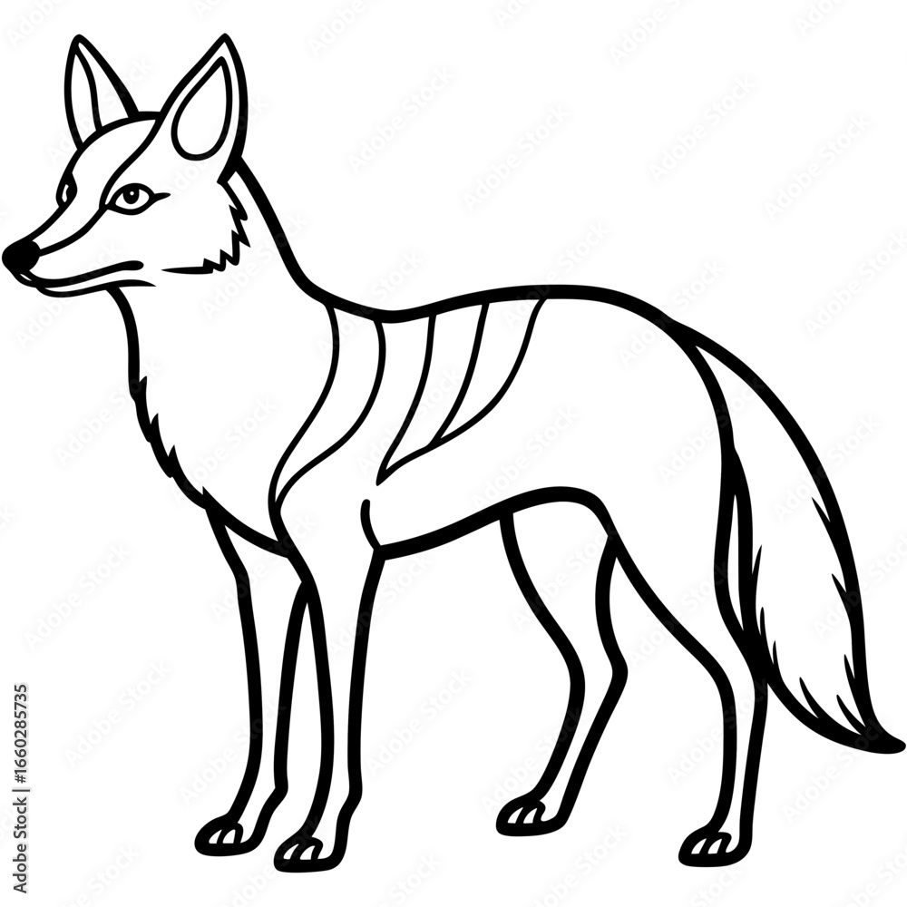 Minimal Jackal Vector Minimal Jackal Vector