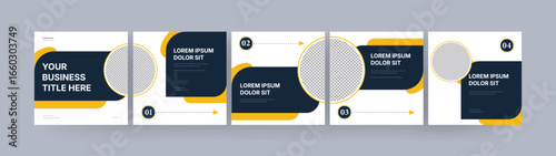 Creative Instagram & LinkedIn carousel social media post banner.