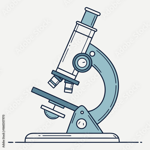 A blue microscope for scientific research
