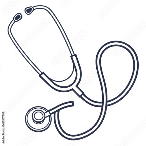 A stethoscope for medical examination