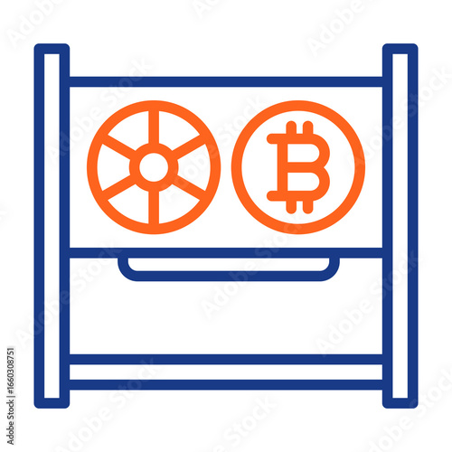 Mining Rig Color Vector Icon