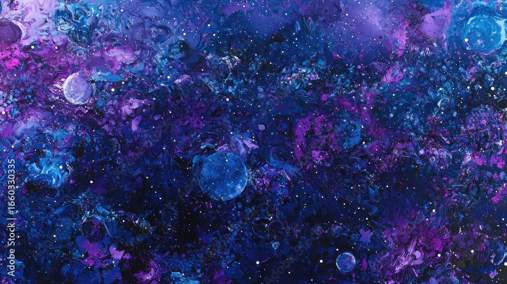 Fototapeta premium Abstract cosmic space background