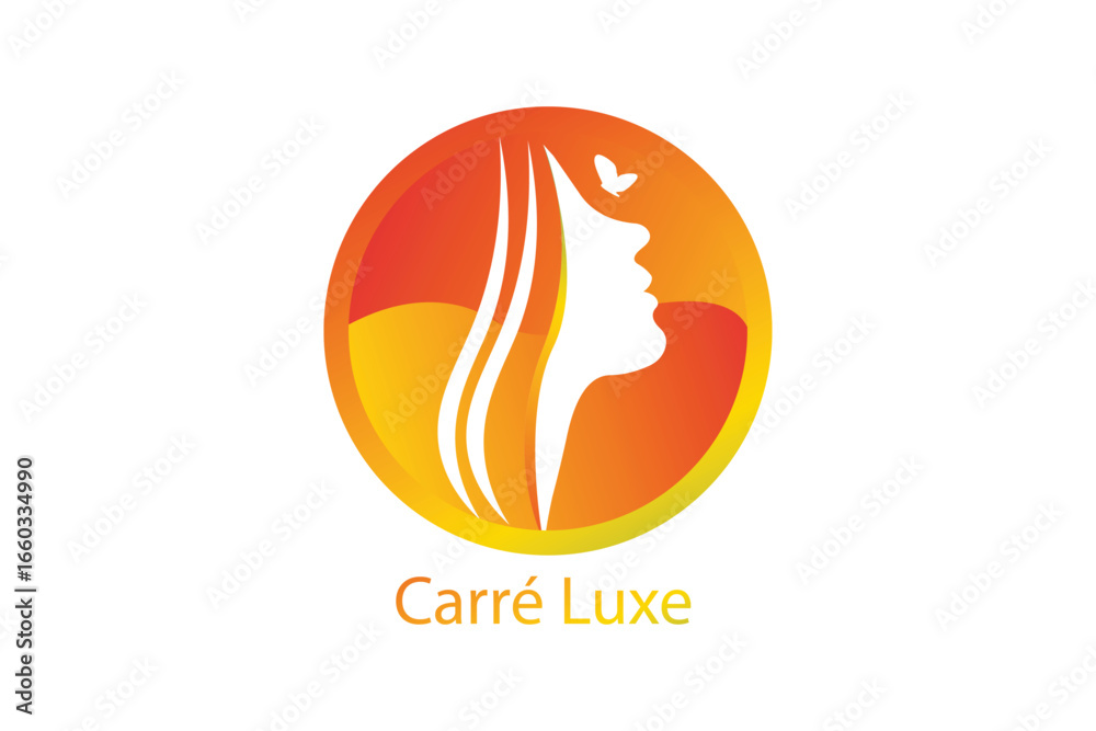 Obraz premium Luxury beauty and fashion logo design ideal for cosmetics, boutique, and modern branding. Elegant, stylish, and ready-to-use logo for premium businesses.