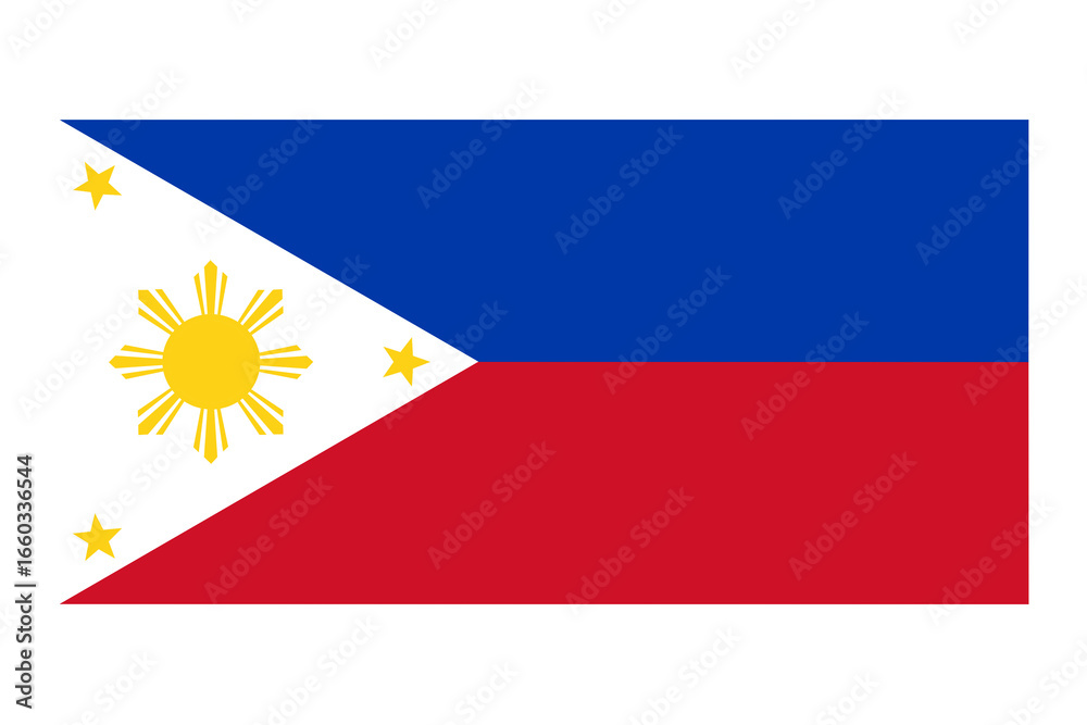Obraz premium Philippine Flag National Symbol of the Philippines