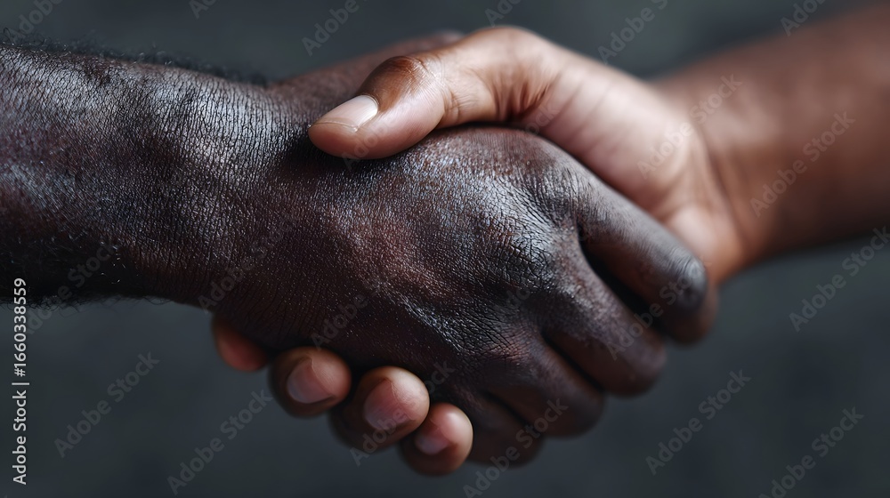 Fototapeta premium Handshake between business partners