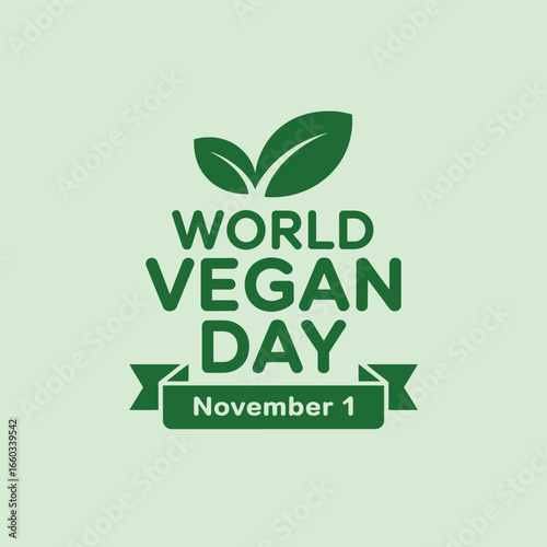 World Vegan Day, World Vegan t-shirt design, Vector Design