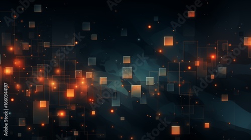 abstract city lights