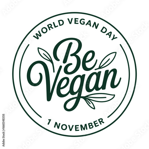 World Vegan Day, World Vegan t-shirt design, Vector Design