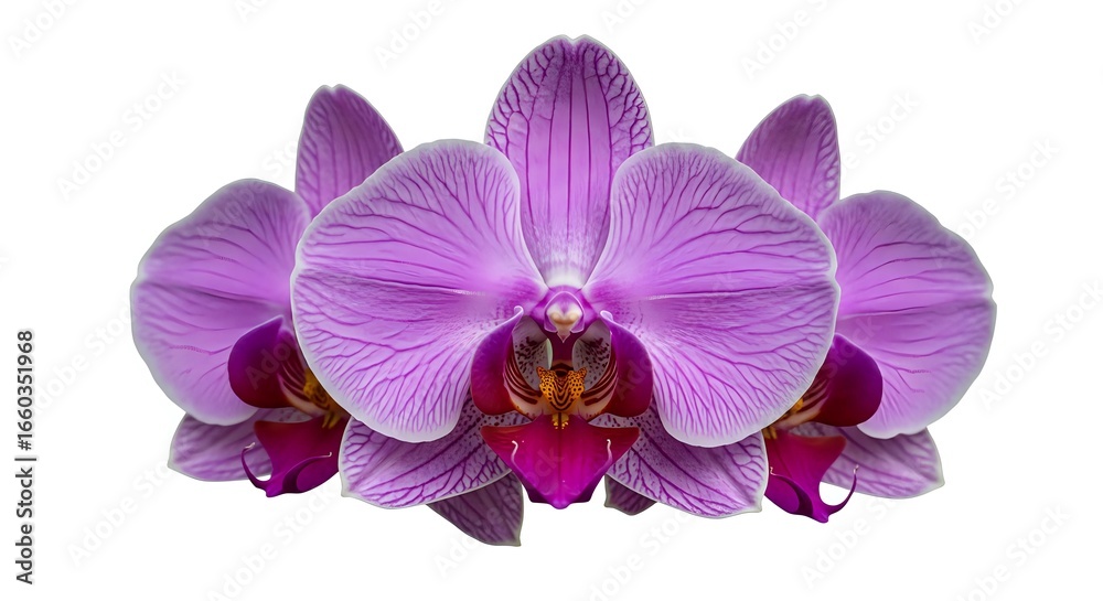 Fototapeta premium purple orchid isolated on white