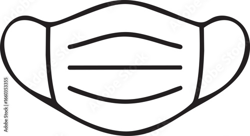 Face Mask Icon | Surgical Face Mask | Virus Protection Mask