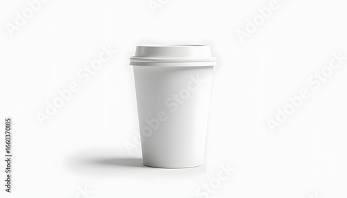 Wallpaper Mural Blank White Takeaway Coffee Cup Mockup for Branding Torontodigital.ca
