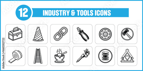 Industry And Tools Icon