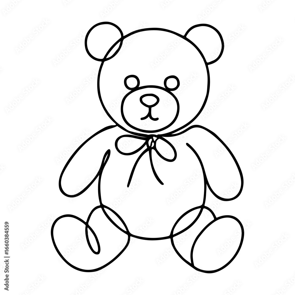 Fototapeta premium teddy bear cartoon