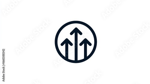Free Download Simple Icon Symbolizing Holistic Growth for Entrepreneurs with Directional Arrows Design - GFXLoad