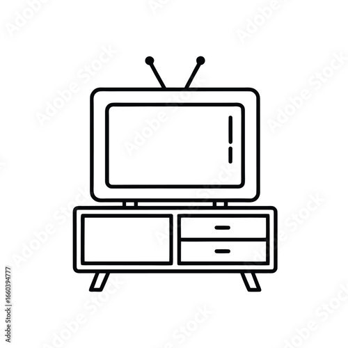 retro tv icon