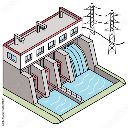 Hydroelectric Power Plant and Renewable Energy Generation