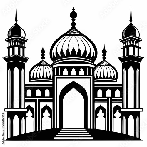 mosque silhouette