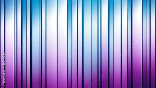 A gradient composition featuring vertical stripes in blue transitioning to purple, soft lighting enhances the smooth color blend, digital art style