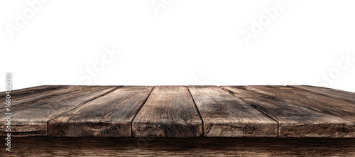 Wooden tabletop against a black background