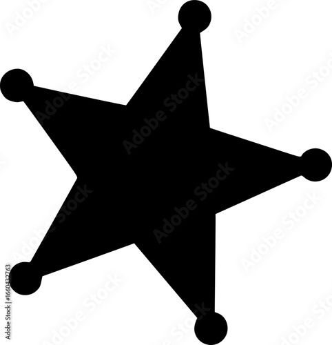 Sherrif Badge Eps Vector, Silhouette, Logo, Sherrif Badge Eps Vector Cut Files for Cricut Design, Sherrif Badge Digital Commercial Clipart
