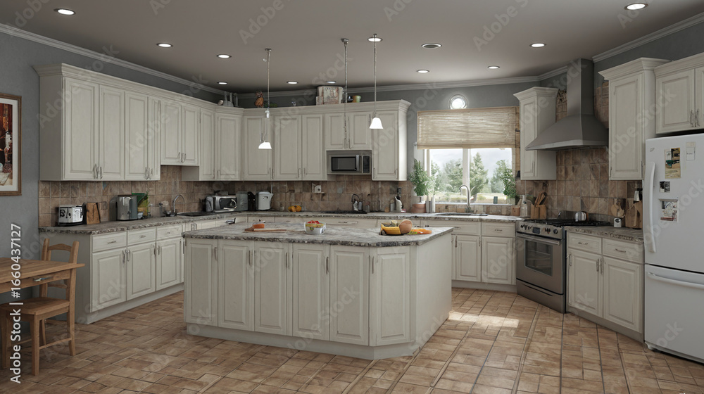 Fototapeta premium 2000s kitchen design