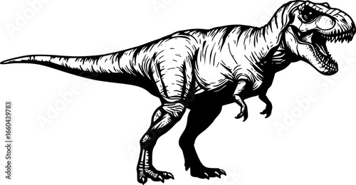 Tyrannosaurus Dinosaur svg files cricut, silhouette clip art, Vector illustration eps, Black TRex overlay
