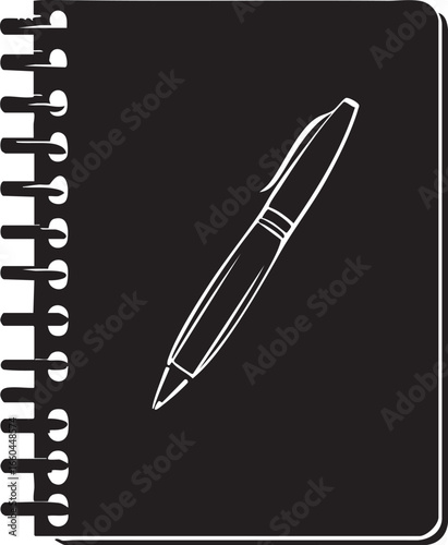 pen and notebook