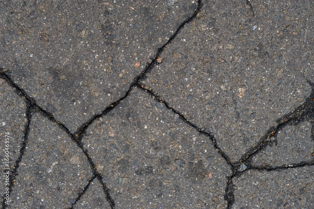 Obraz premium old asphalt road