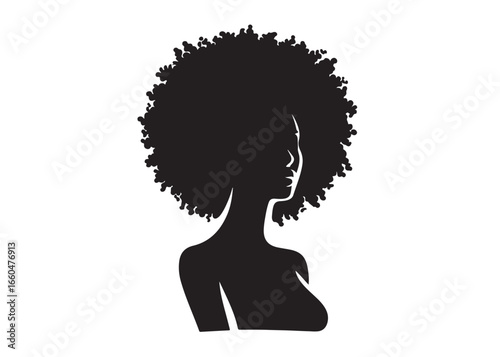 vector set of afro american woman logo head, african beauty woman vector logo design, Black girl faces with stylish afro hairstyle, woman afro black face, African american woman hairstyle vector