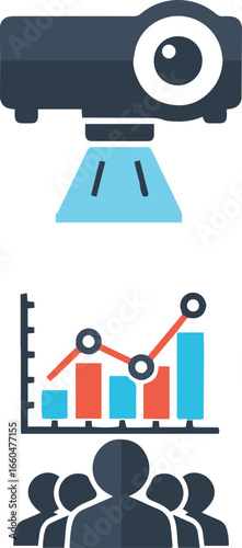 Security camera microscope and satellite dish vector illustration icon design