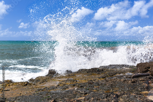 waves on the sea