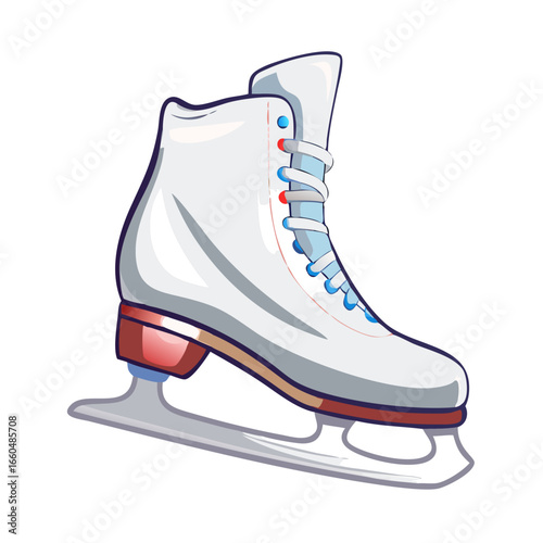 ice skates isolated on white