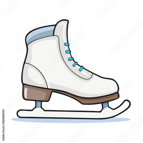 ice skates isolated on white