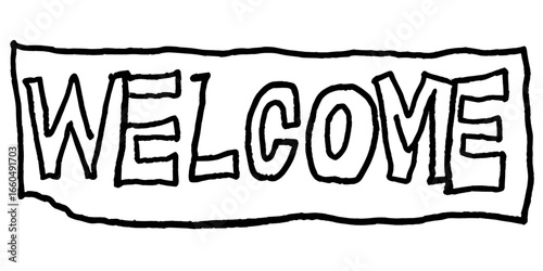 Thank you handwritten isolated on white background. Hand drawn lettering style calligraphy generated by AI