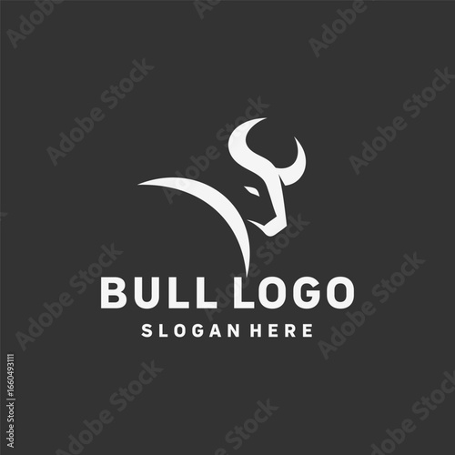 Fearless Bull Warrior Logo Design