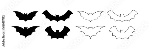 Black bat set.