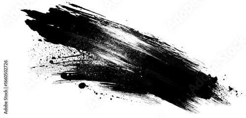 Fototapeta Naklejka Na Ścianę i Meble -  Abstract monochrome paint splatter
