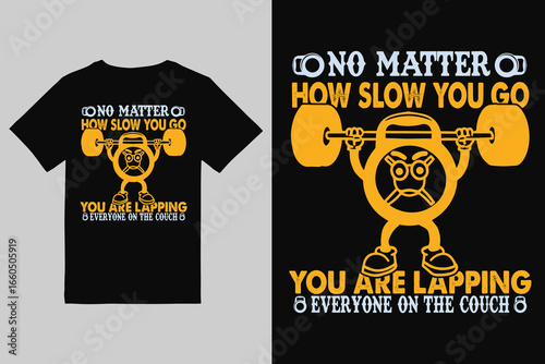 Fitness T shirt Design  Vintage gym fitness t shirt design