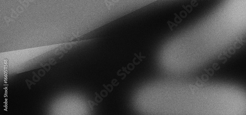 Black white grainy background, monochrome gray noisy texture dark grunge banner, header poster cover backdrop design