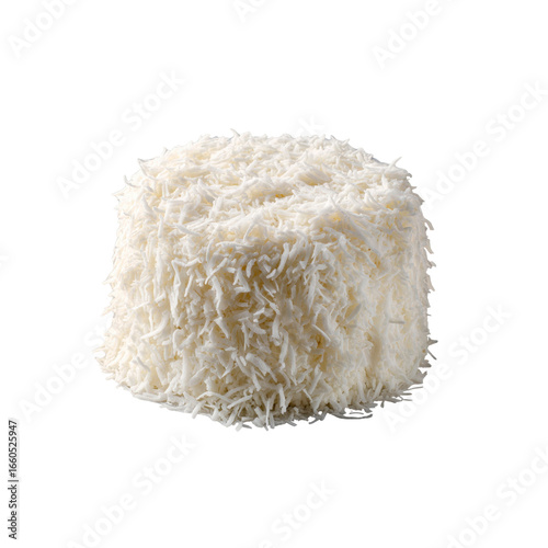 Delicious Coconut Cake Covered in Shredded Coconut Flakes