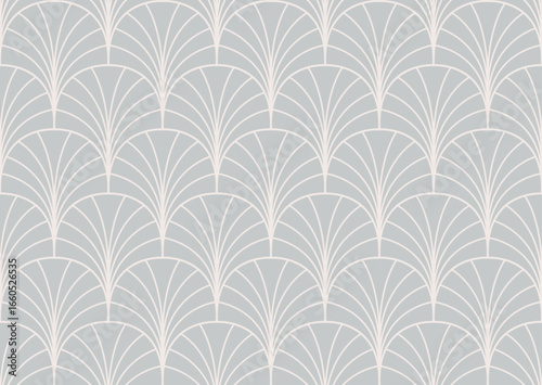 Abstract vector art seamless pattern. Vintage victorian background. Geometric retro illustration.