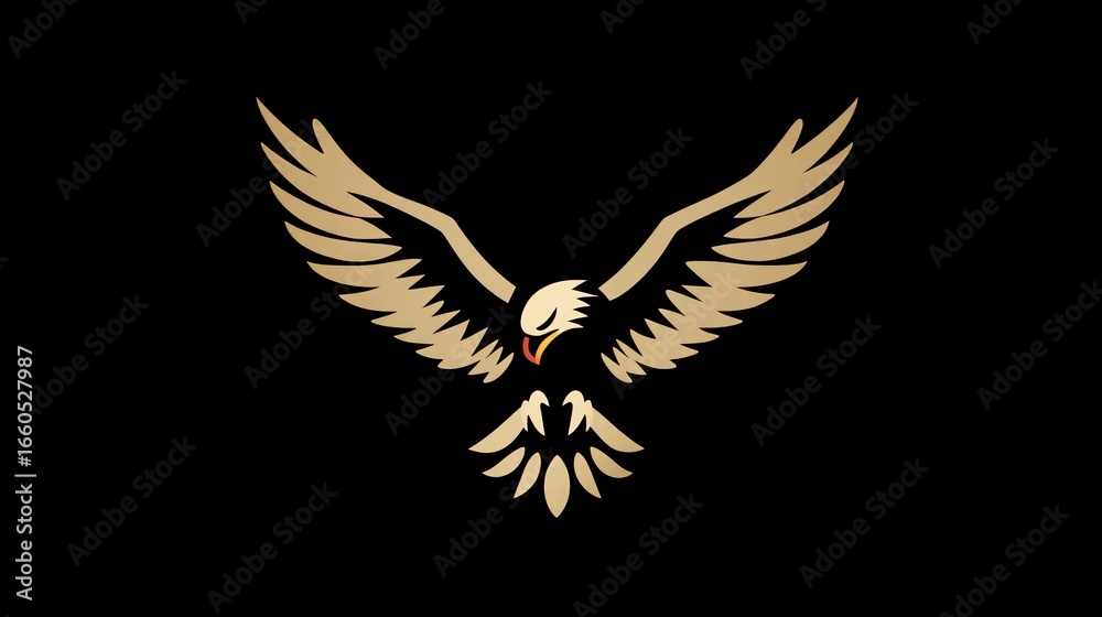 Obraz premium Majestic Eagle Logo Design for Branding and Promotion