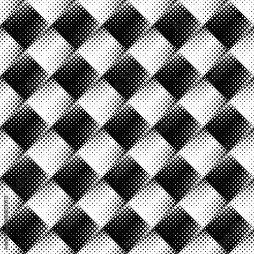 Abstract seamless black and white square pattern background